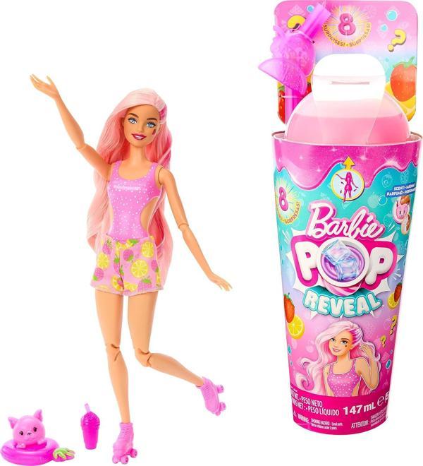 Barbie Pop Reveal Bebek Meyve Serisi Çilekli Limonatalı, 3 Yaş Ve Üzeri - Image 1