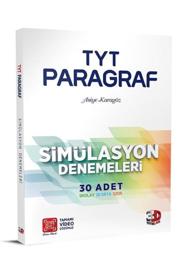 3d Tyt Simülasyon Paragraf Denemeleri Tamamı Video Çözümlü - 3D Yayınları - Image 1