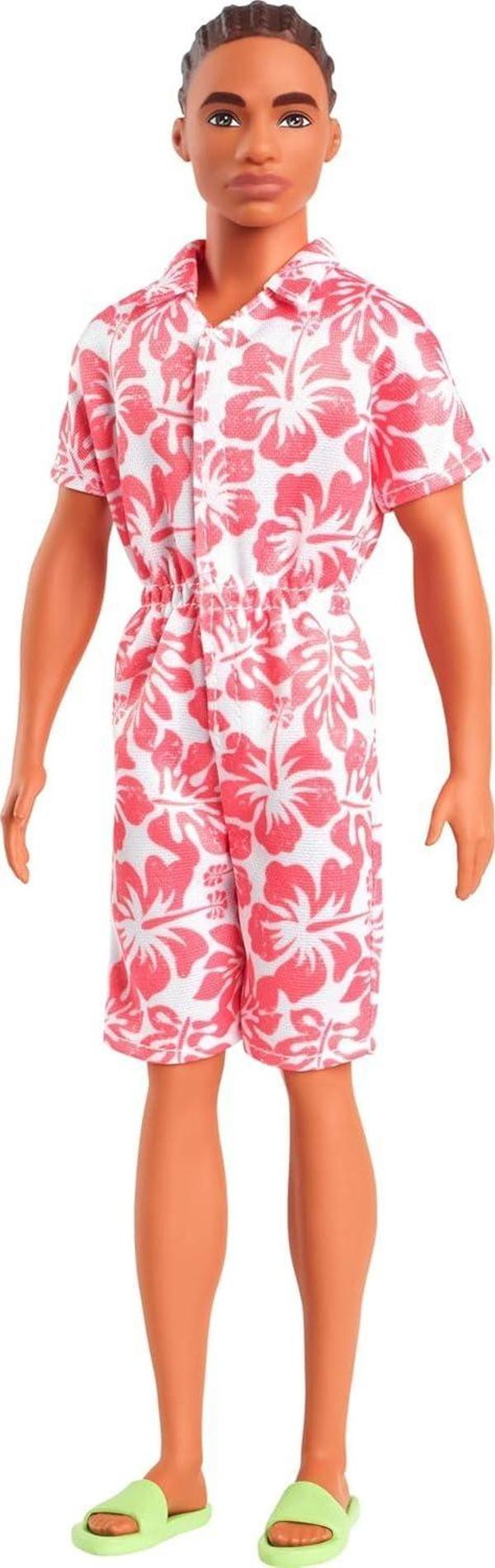Barbie® Yakışıklı Ken Bebekler (Fashionistas) - Pembe Beyaz Takımlı, 3Y+, Hyt99 - Image 1