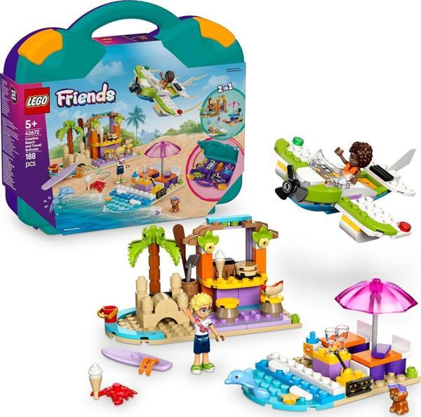Lego Friends Yaratıcı Plaj Ve Seyahat Bavulu 42672-5 Yaş Ve Üzeri Çocuklar Için Mini Bebek İçeren Ya - Image 1