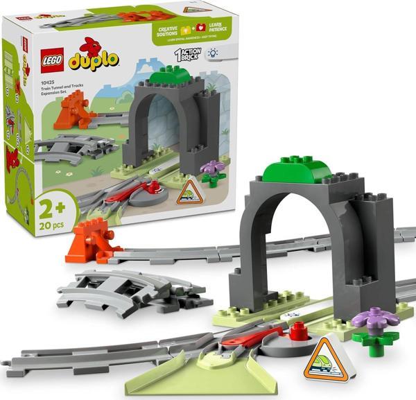 Lego Duplo Town Tren Tüneli Ve Rayları Ek Seti 10425-2 Yaş Ve Üzeri Okul Öncesi Çocuklar Için Eğitic - Image 1