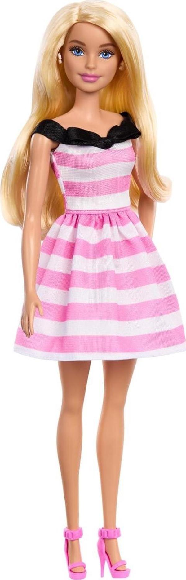Barbie 65.Yıl Özel Pembe Elbiseli Bebek, Oyuncak - Image 1