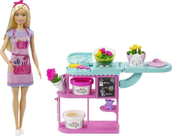 Barbie Çiçekçi Bebek Ve Oyun Seti, 3 Yaş Ve Üzeri, Gtn58 - Image 1