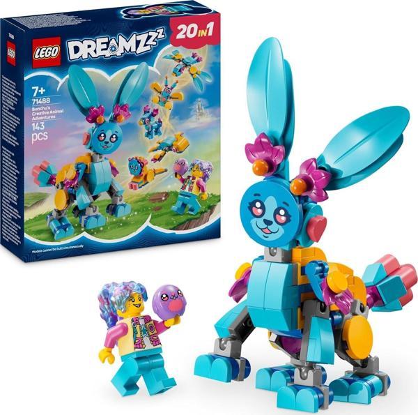 Lego Dreamzzz Bunchu’Nun Yaratıcı Hayvan Maceraları 71488-7 Yaş Ve Üzeri Çocuklar Için Oyuncak Tavşa - Image 1
