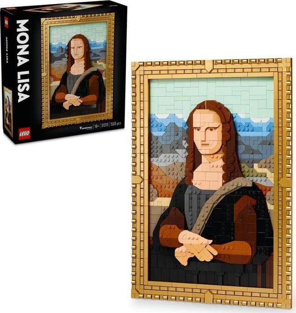 Lego Art Mona Lisa 31213 - Yetişkinler Için Dekoratif Koleksiyonluk Ve Sergilenebilir Leonardo Da Vi - Image 1