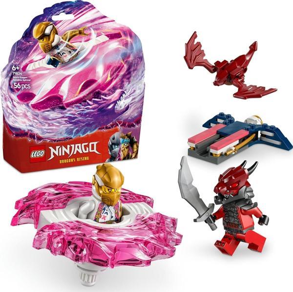 Lego Ninjago Sora’Nın Ejderha Spinjitzu Topacı 71824-6 Yaş Ve Üzeri Çocuklar Için 2 Ninja Minifigürü - Image 1