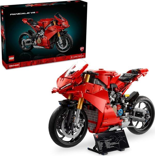 Lego Technic Ducati Panigale V4 S Motorsiklet Model Yapım Kiti – Yetişkin Motor Hayranı Kadın Ve Erk - Image 1