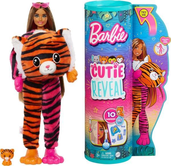 Barbie Cutie Reveal Bebekler Barbie Tropikal Orman Serisi - Kaplan, 3 Yaş Ve Üzeri, Hkp99 - Image 1