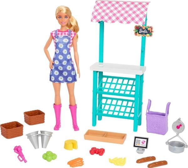 Barbie Çiftçi Pazarı Oyun Seti, 3 Yaş Ve Üzeri, Hcn22 - Image 1