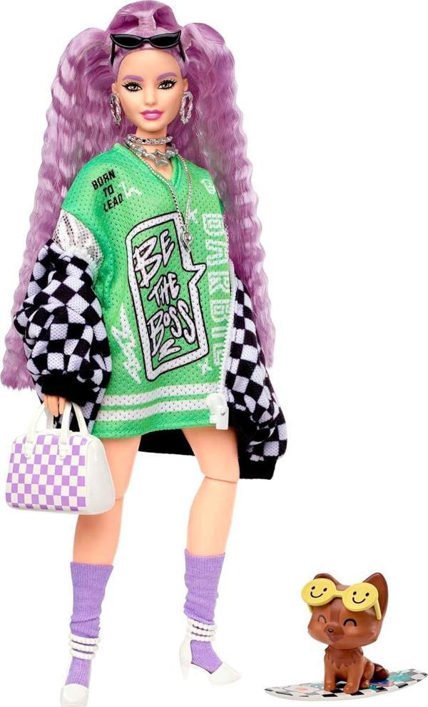Barbie Extra - Spor Ceketli Bebek, 3 Yaş Ve Üzeri, Hhn10 - Image 1