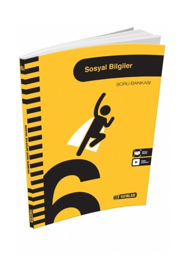 6. Sınıf Sosyal Bilgiler Soru Bankası - Hız Yayınları - Image 1
