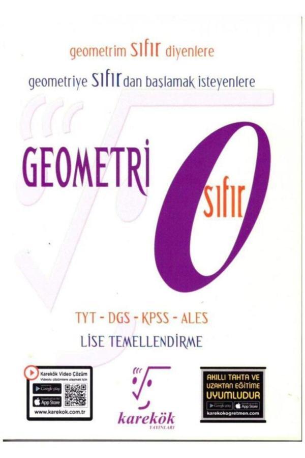 Geometri Sıfır Tyt Dgs Kpss Ales Karekök Yayınları - Karekök Eğitim Yayınları - Image 1