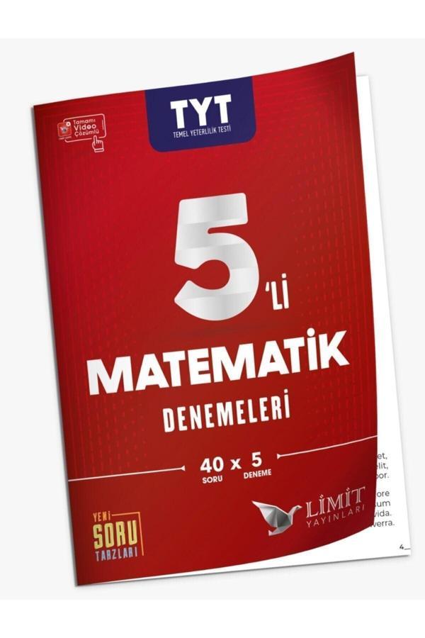 Tyt Matematik 5li Deneme Limit Yayınları - Limit Yayınları - Image 1
