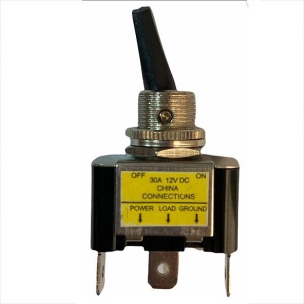 IC-151B 12 VOLT DC 30 AMPER ON-OFF IŞIKLI TOGGLE SWİTCH  GO50609470530 - Image 1