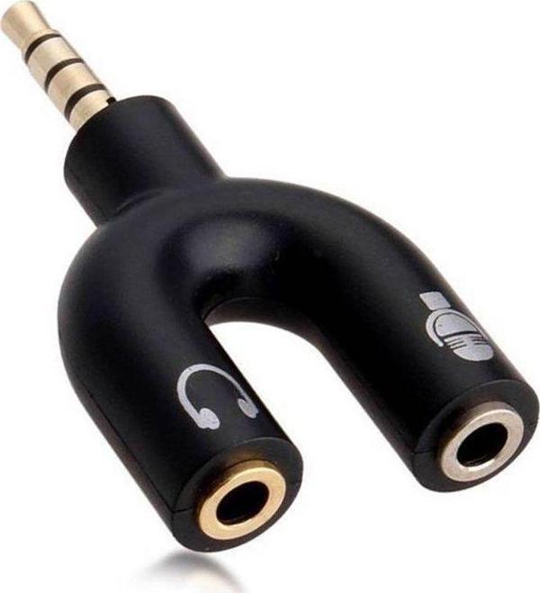 3.5 MM STEREO ERKEK KULAKLIK + HOPARLÖR DİŞİ ÇOKLAYICI JACK  GO50608692890 - Image 1