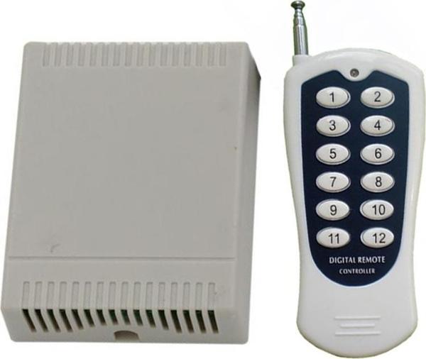 12 VOLT 433 MHZ 12 KANALLI ALICI VERİCİ GARAJ KUMANDASI DEVRESİ  GO50609815070 - Image 1