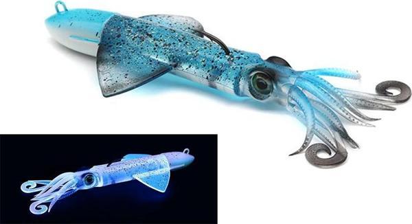JLC Xipi Evo 40 Set 54gr 11.5cm #03 Blue Glow Silikon Kalamar - Image 1