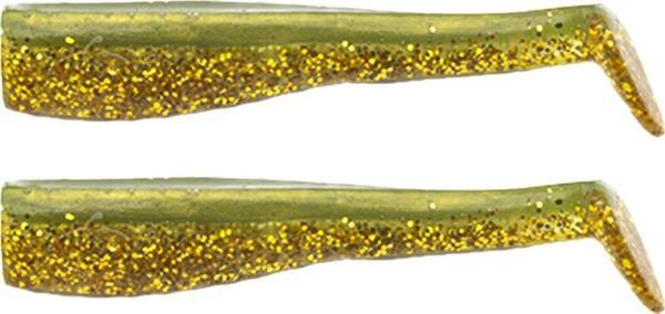 JLC Alevin 8.5cm 5gr #08 Khaki Gold Silikon Kuyruk (2 Adet) - Image 1