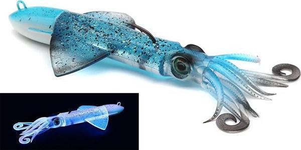 JLC Xipi Evo 130 Set 187gr 20cm #03 Blue Glow Silikon Kalamar - Image 1