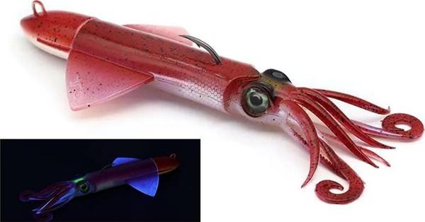 JLC Xipi Evo 130 Set 187gr 20cm #01 Red Glow Silikon Kalamar - Image 1