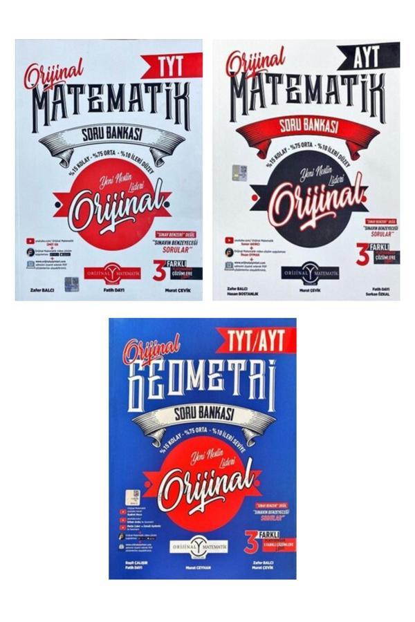 2023 Matematik - Geometri 3' Lü Set (kitap Noktası Mağazası) - Orijinal Yayınları - Image 1