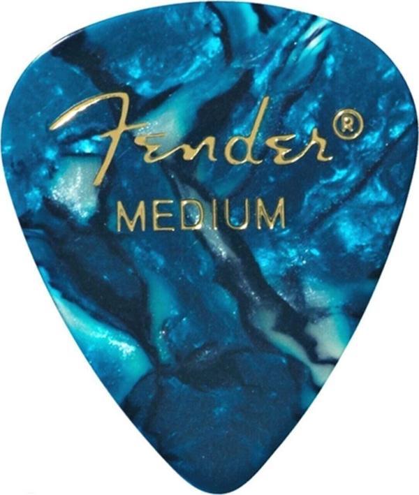Master Music 351 Premium Celluloid Picks Ocean Turquoise Medium 1 Adet Pena - Image 1