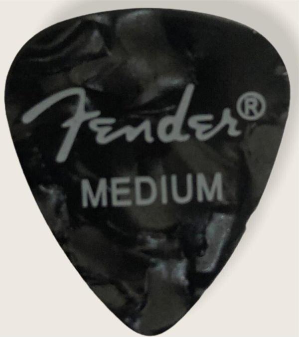 Master Music Premium 351 Shape Celluloid Picks Black Moto Medium Pena - 1 Adet - Image 1