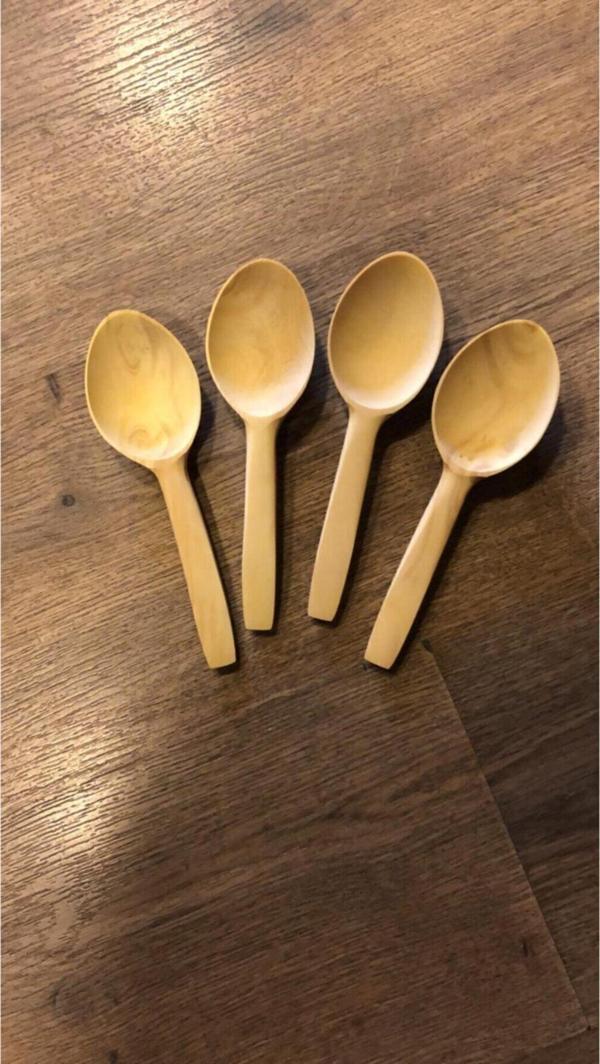 Master Music Şimşir Oyun Kaşığı 4 Adet ( Orijinal Ürün ) (18Cm) - Image 1