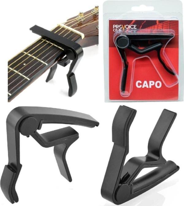 Master Music Cp-9 Metal Gitar Saz Kapo Kelepçesi - Image 1