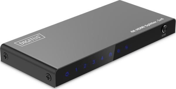 Dıgıtus 4k Hdmı Splitter, 1x4, 4k/60hz Hdcp 2.2, Edıd Control TdrTR - Image 1