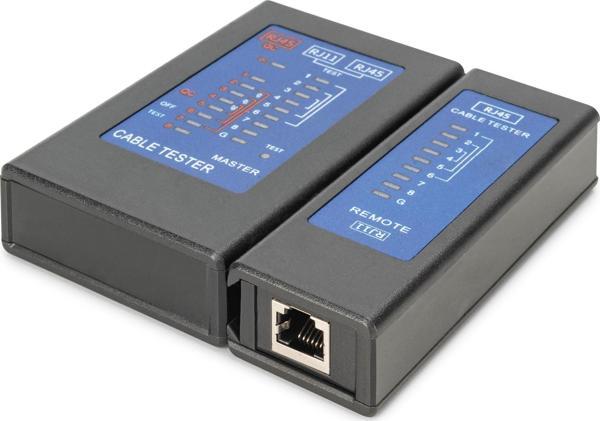 Dıgıtus Cable Tester, Network, Rj45, Single Side Tester Main Device, Remote Unit, Poe Tester, With Case TdrTR - Image 1
