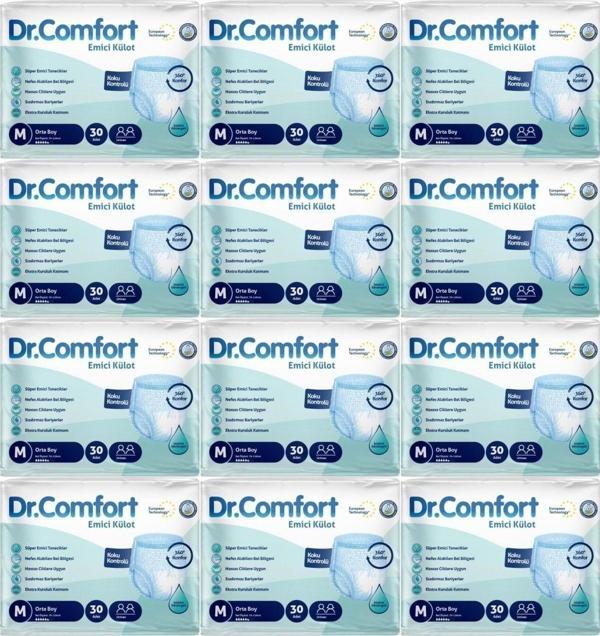 Dr.Comfort Hasta Bezi Yetişkin Emici Külot M-Orta 360 Adet (12Pk*30) - Image 1
