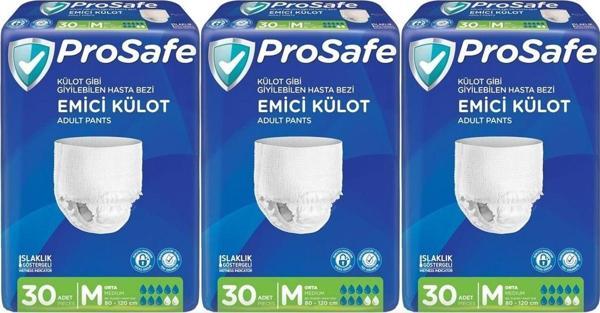 Prosafe Emici Külot Hasta Bezi Orta-Medium 90 Adet (3Pk*30) - Image 1