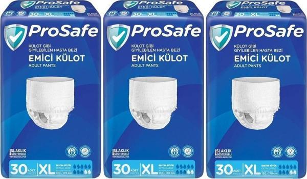 Prosafe Emici Külot Hasta Bezi Xl-Extra Large 90 Adet (3Pk*30) - Image 1