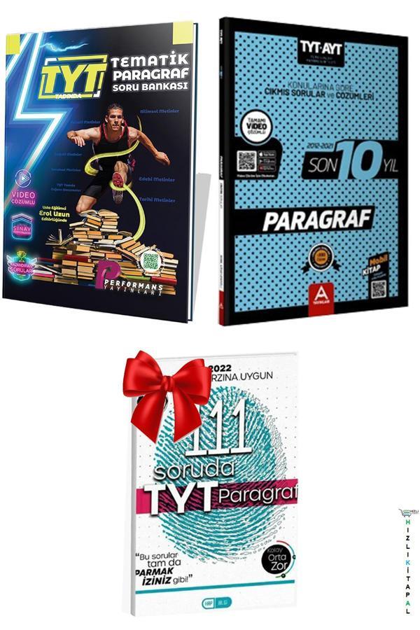 Paragraf Soru Bankası+Son 10 Yıl Çıkmış Paragraf Soruları  - Performans Yayınları - Image 1