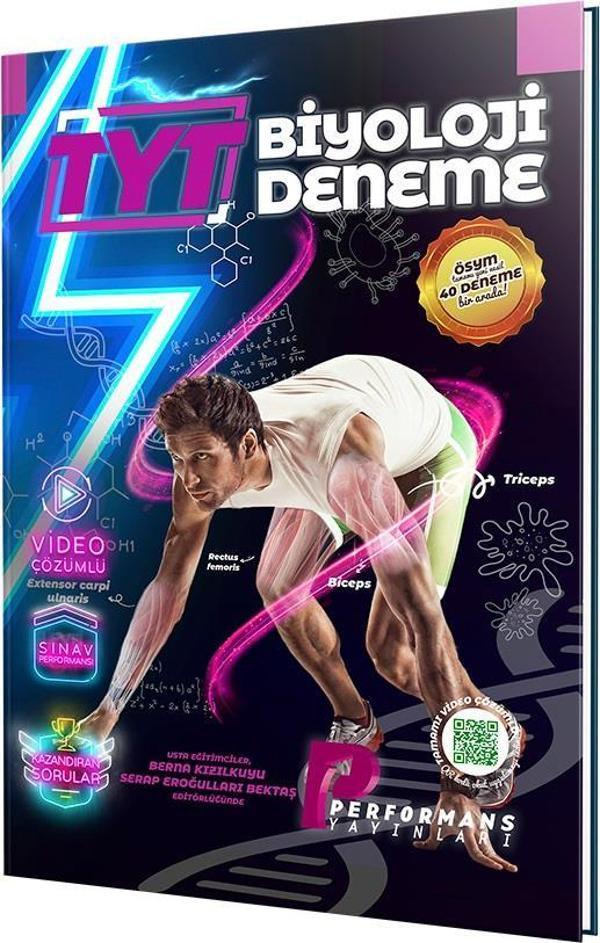 PERFORMANS TYT BİYOLOJİ DENEME KİTABI (40 DENEME) - Performans Yayınları - Image 1