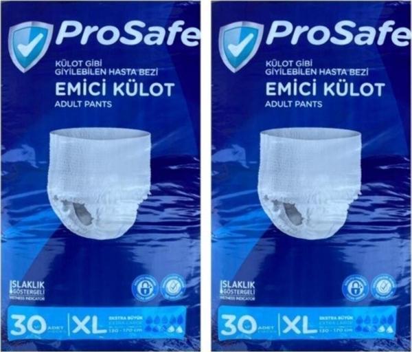 Prosafe Yetişkin Emici Külot Hasta Bezi Xl Extra Büyük 60 Adet (2Pk*30) - Image 1