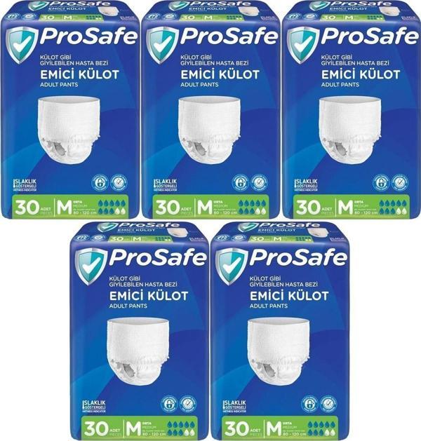 Prosafe Emici Külot Hasta Bezi Orta-Medium 150 Adet (5Pk*30) - Image 1