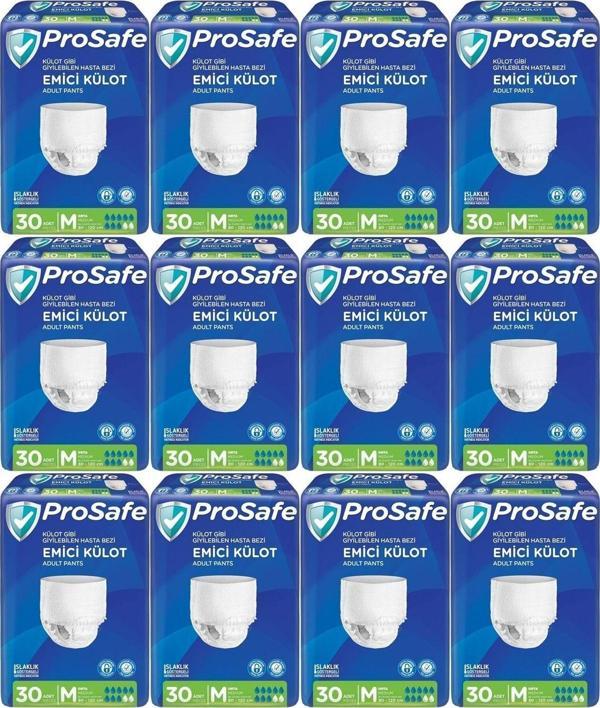 Prosafe Emici Külot Hasta Bezi Orta-Medium 360 Adet (12Pk*30) - Image 1