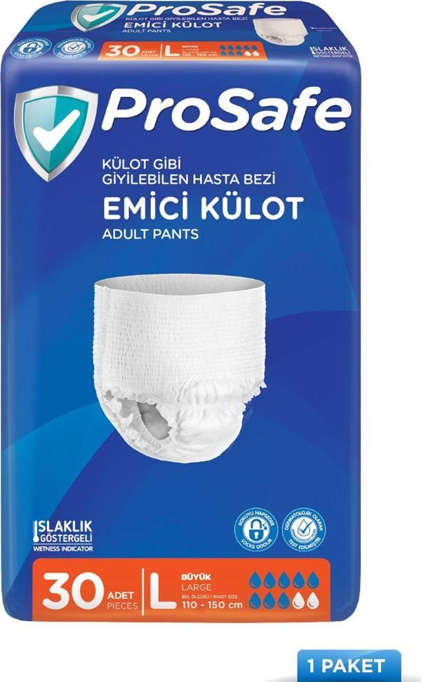 Prosafe Külotlu Yetişkin Hasta Bezi Emici Külot Büyük (L) 30'Lu - Image 1