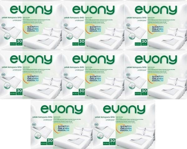 Evony Hasta Yatak Koruyucu 60*90Cm 240 Adet (8Pk*30) (Kaymaz Özellikli) - Image 1