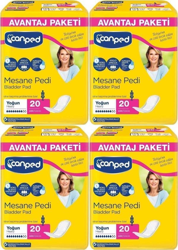 Canped Mesane Pedi Avantaj Paket Klasik L-Büyük Boy Yoğun 80 Adet - Image 1