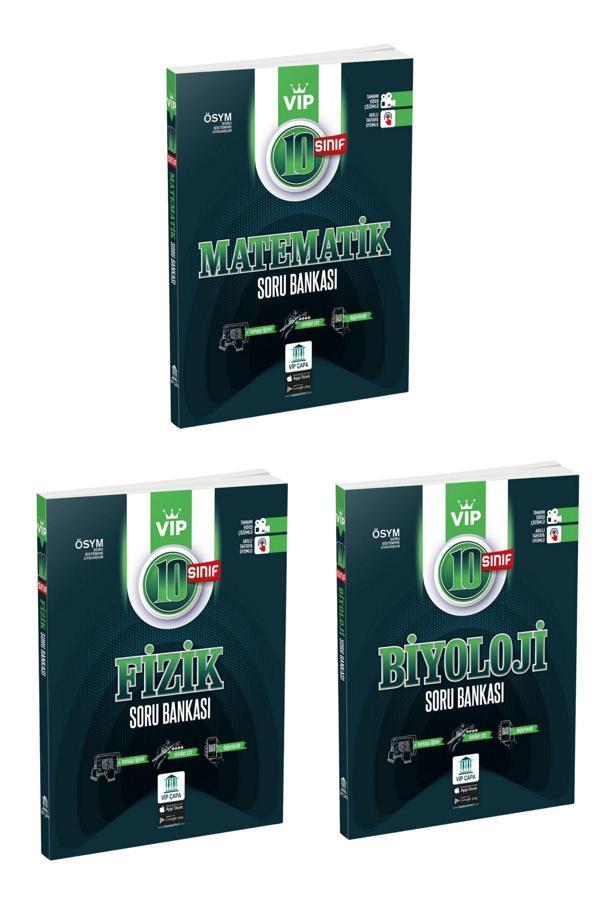 Çapa Yayınları 10.Sınıf Matematik-Fizik-Biyoloji Soru Bankası Seti - Çapa Yayınları - Image 1