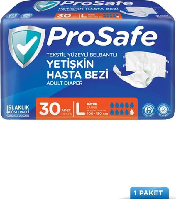 Prosafe Belbantlı Yetişkin Hasta Bezi Büyük 30'Lu - Image 1