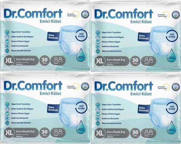 Evony Dr.Comfort Hasta Bezi Yetişkin Emici Külot Ekstra Büyük (Xl) 120 Adet (4Pk*30) - Image 1