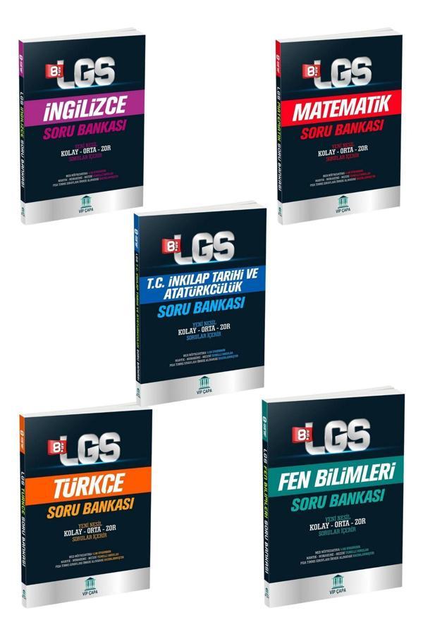 Çapa Yayınları Lgs Set 5 Kitap Matematik,İngilizce,Türkçe,Fen Bilimleri,İnkilap - Çapa Yayınları - Image 1
