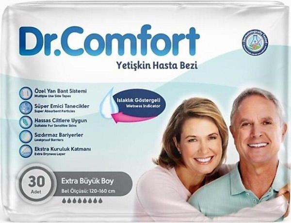 Dr.Comfort Bağlama Xl Beden Hasta Bezi 4 Paket - (120 Adet) - Image 1