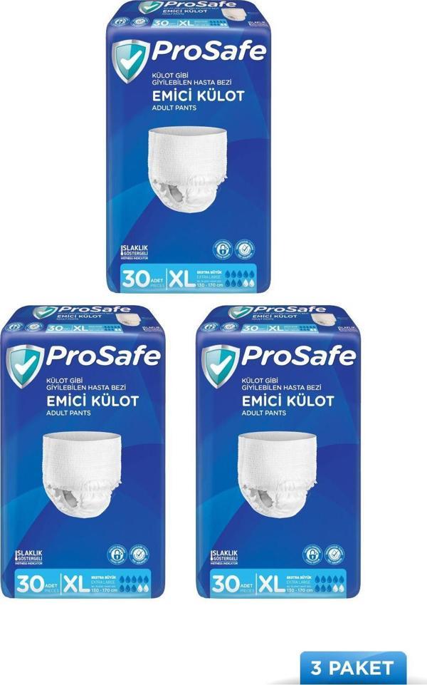 Prosafe Tekstil Yüzey Emici Külot Xlarge 30'Lu 3 Paket 90 Adet - Image 1