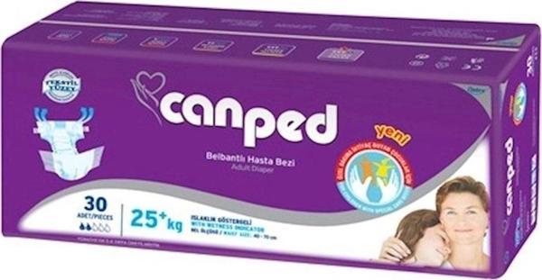 Canped Hasta Bezi Çoçuklar İçin Bel Bantlı 3 Lü Set 90 Adet Xs 3Pk*30 - Image 1