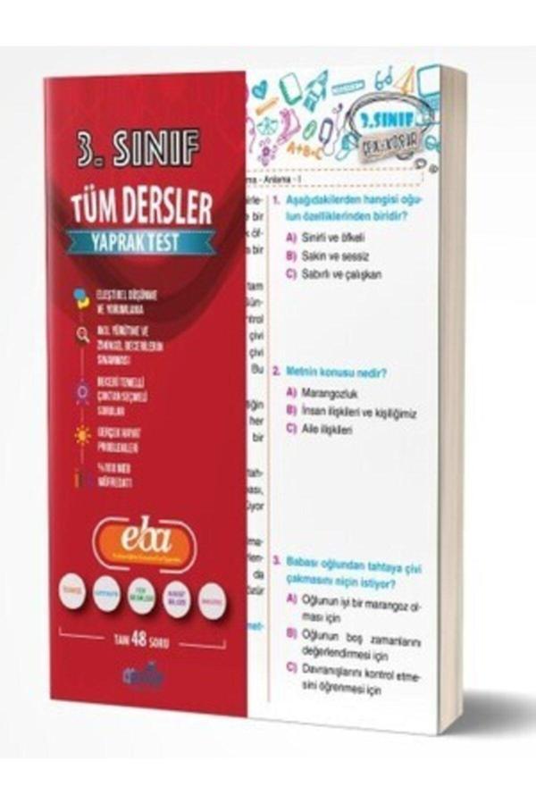Oscar Yayınları 3.Sınıf Tüm Dersler Yaprak Test - Oscar Yayıncılık - Image 1
